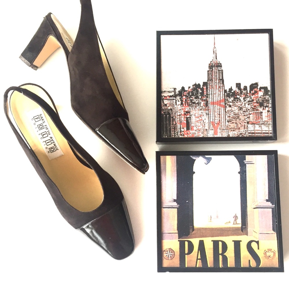 Saks 5th Avenue Sling Back Heel